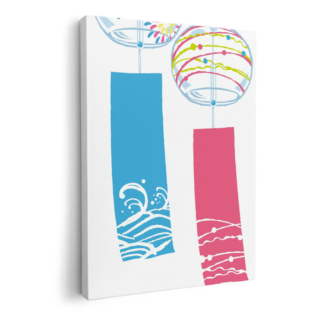 アートパネル 絵 絵画 飾り 選べるサイズ 210×297 mm A4 モダン 玄関 写真 フォト インテリア おしゃれ 013806 夏　風鈴