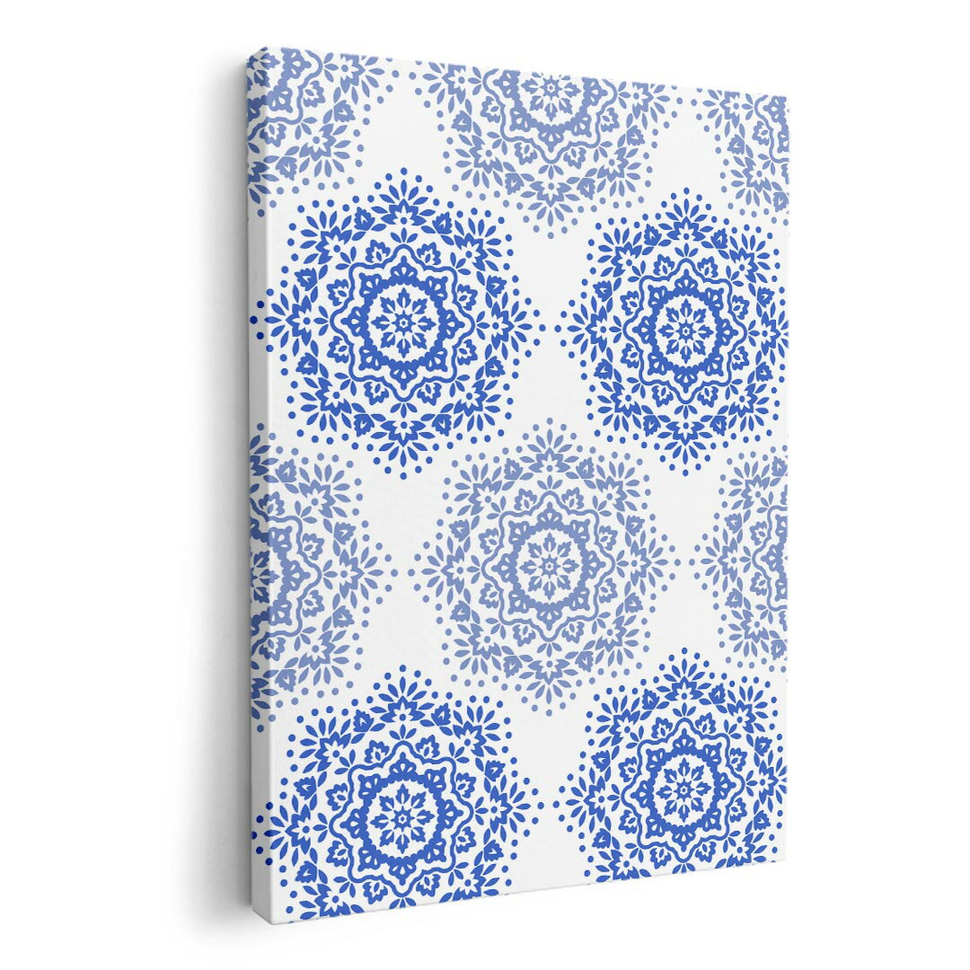 アートパネル 絵 絵画 飾り 選べるサイズ 210×297 mm A4 モダン 玄関 写真 フォト インテリア おしゃれ 013969 エレガント　模様　青