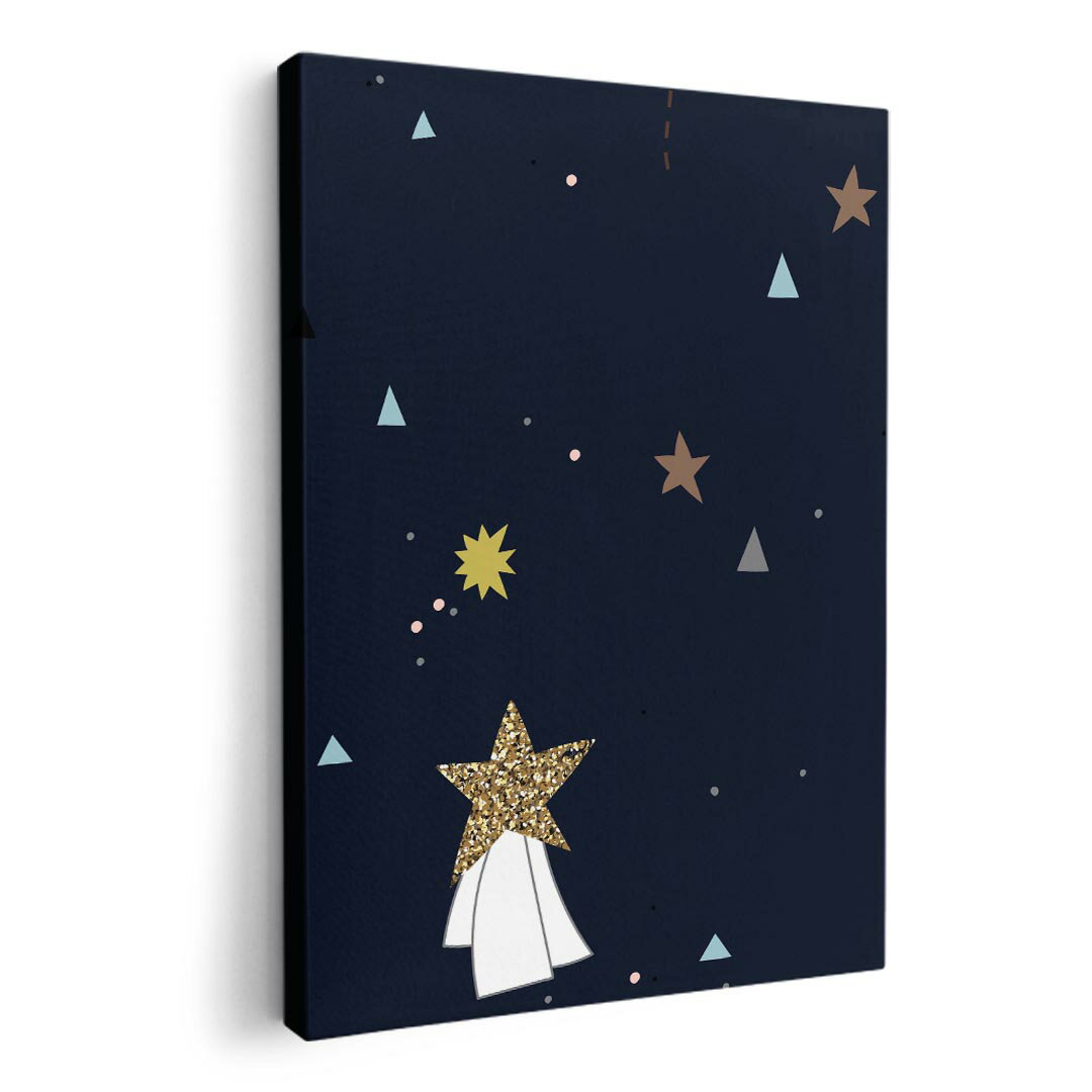 アートパネル 絵 絵画 飾り 選べるサイズ 210×297 mm A4 モダン 玄関 写真 フォト インテリア おしゃれ 014582 夜空　流れ星