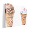 アートパネル 絵 絵画 飾り 選べるサイズ 210×297 mm A4 モダン 玄関 写真 フォト インテリア おしゃれ 014774 アイス かわいい 夏(3)