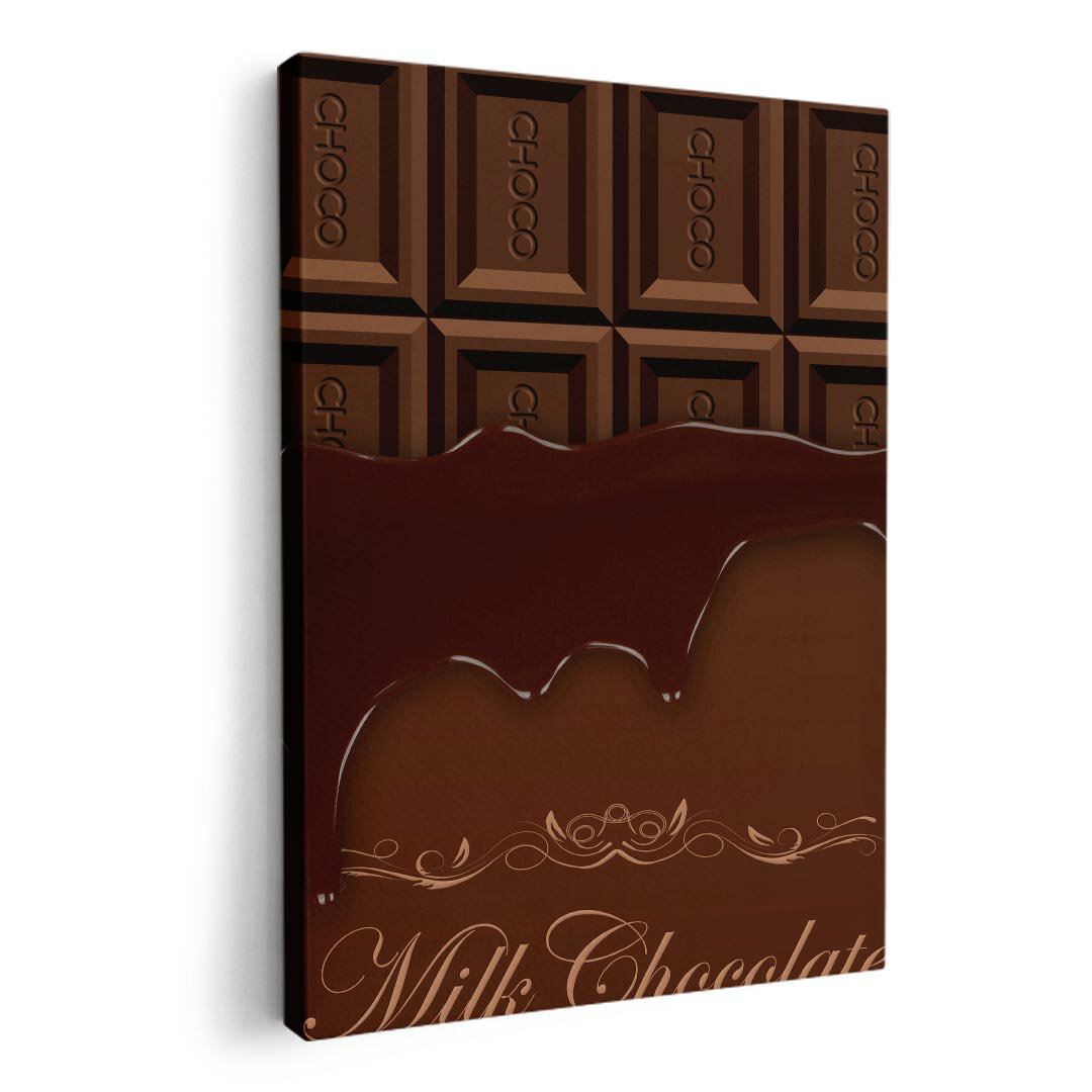 アートパネル 絵 絵画 飾り 選べるサイズ 210×148 mm A5 モダン 玄関 写真 フォト インテリア おしゃれ 002445 チョコレート　ブラウン