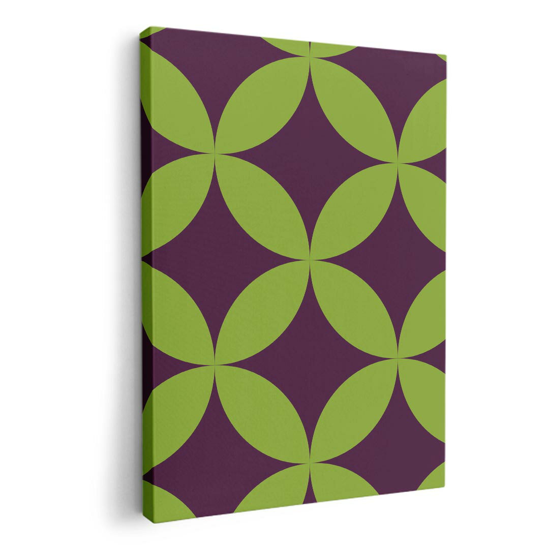 アートパネル 絵 絵画 飾り 選べるサイズ 210×148 mm A5 モダン 玄関 写真 フォト インテリア おしゃれ 003954 模様　紫　緑