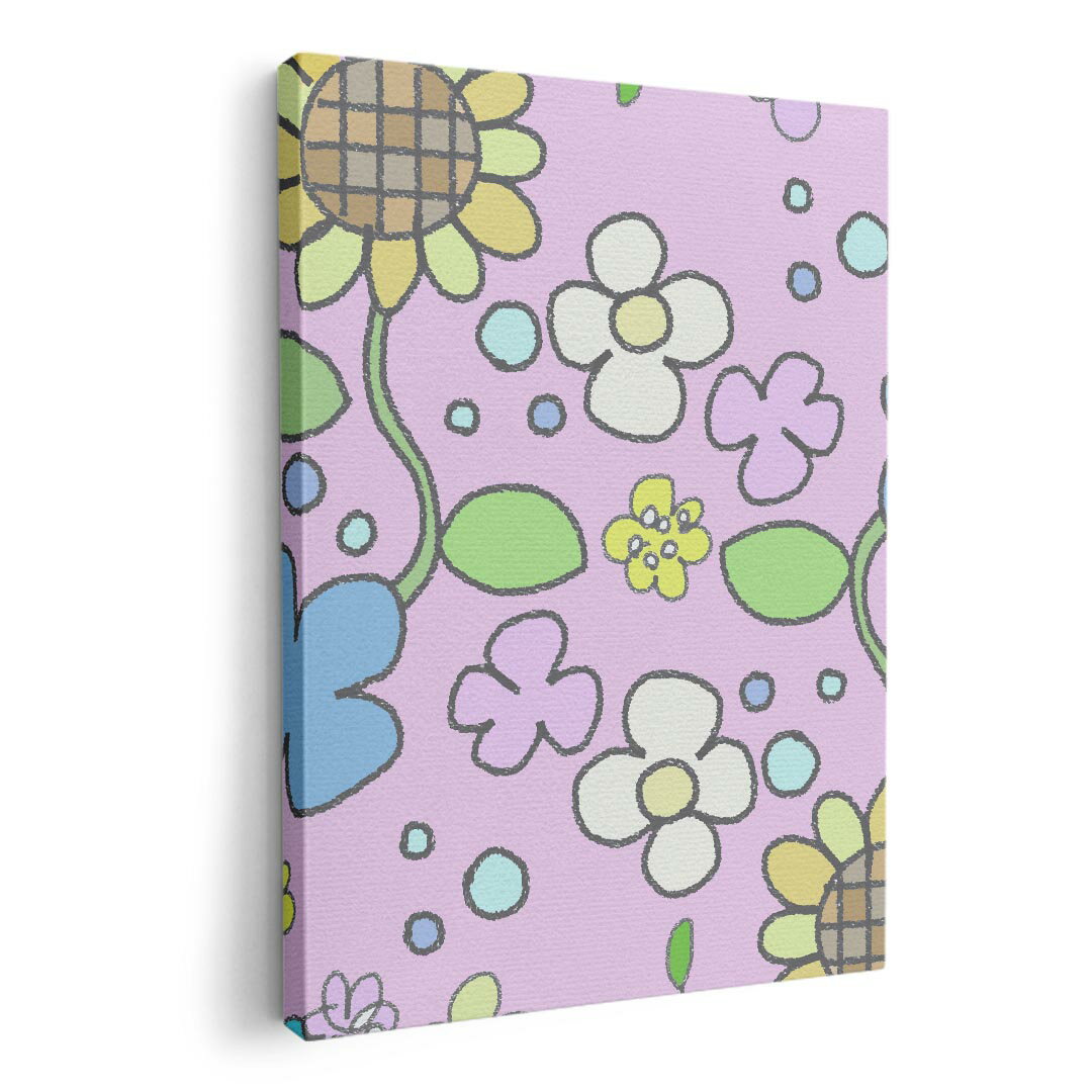 アートパネル 絵 絵画 飾り 選べるサイズ 210×148 mm A5 モダン 玄関 写真 フォト インテリア おしゃれ 005642 イラスト　花　フラワー(3.0)