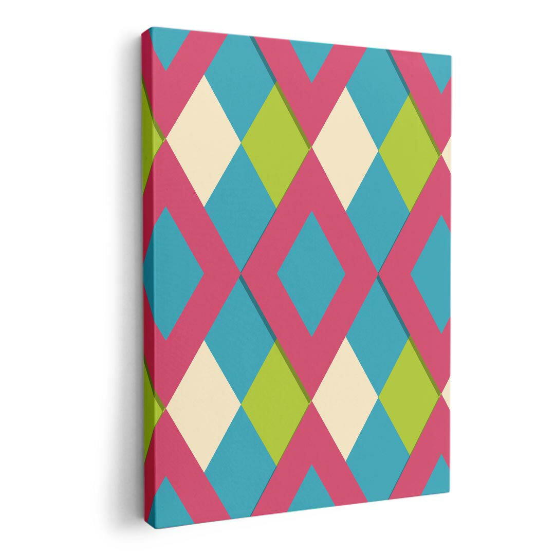 アートパネル 絵 絵画 飾り 選べるサイズ 210×148 mm A5 モダン 玄関 写真 フォト インテリア おしゃれ 005725 カラフル　模様