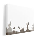 アートパネル 絵 絵画 飾り 選べるサイズ 210×148 mm A5 モダン 玄関 写真 フォト インテリア おしゃれ 009579 動物 うさぎ 鳥