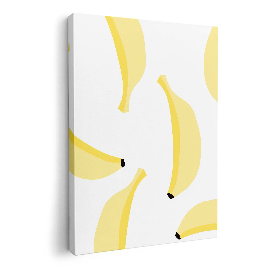 アートパネル 絵 絵画 飾り 選べるサイズ 210×148 mm A5 モダン 玄関 写真 フォト インテリア おしゃれ 010559 バナナ　果物　白