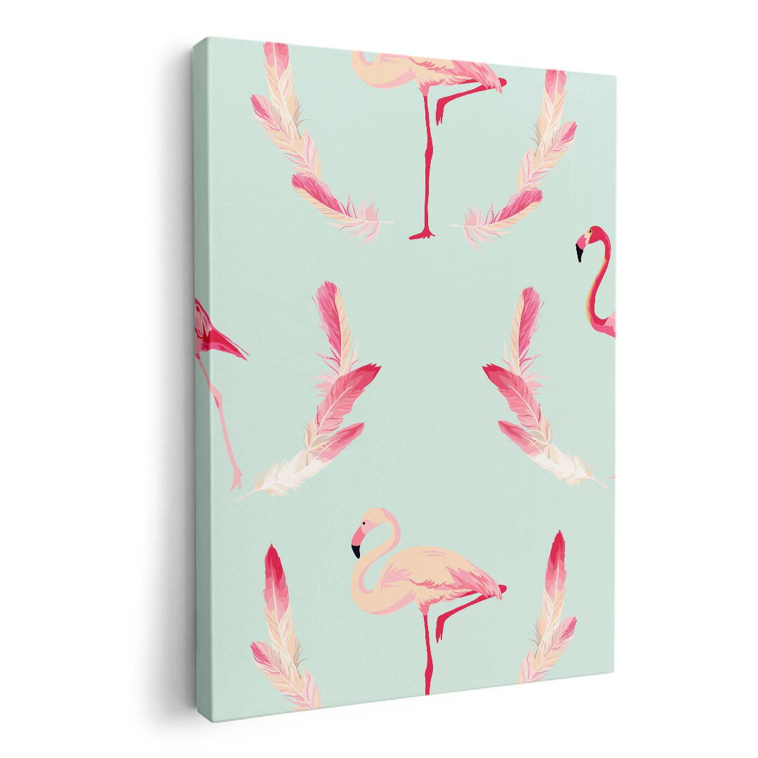 アートパネル 絵 絵画 飾り 選べるサイズ 210×148 mm A5 モダン 玄関 写真 フォト インテリア おしゃれ 010947 フラミンゴ　羽根　ピンク