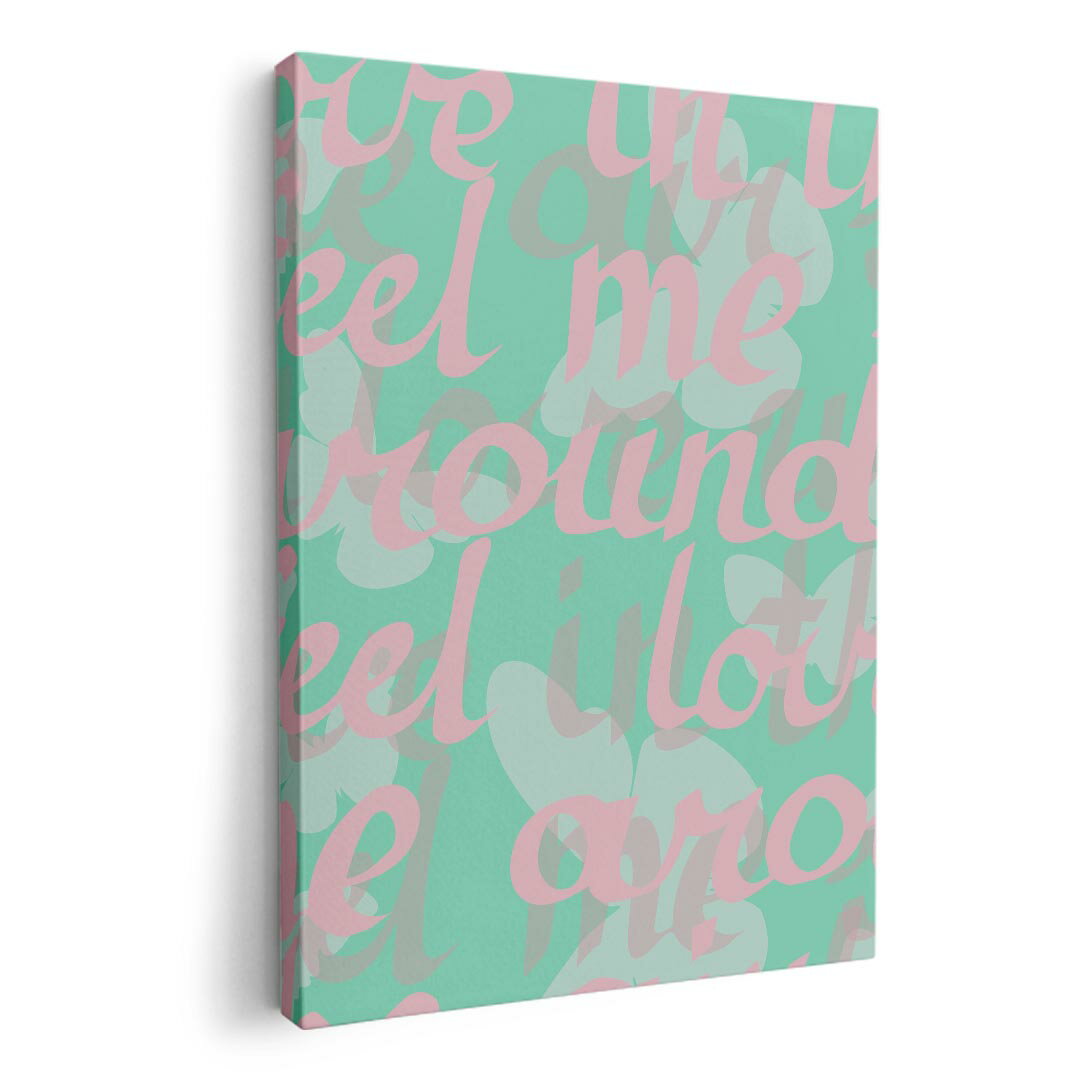 アートパネル 絵 絵画 飾り 選べるサイズ 210×148 mm A5 モダン 玄関 写真 フォト インテリア おしゃれ 011125 英語　パステル　緑