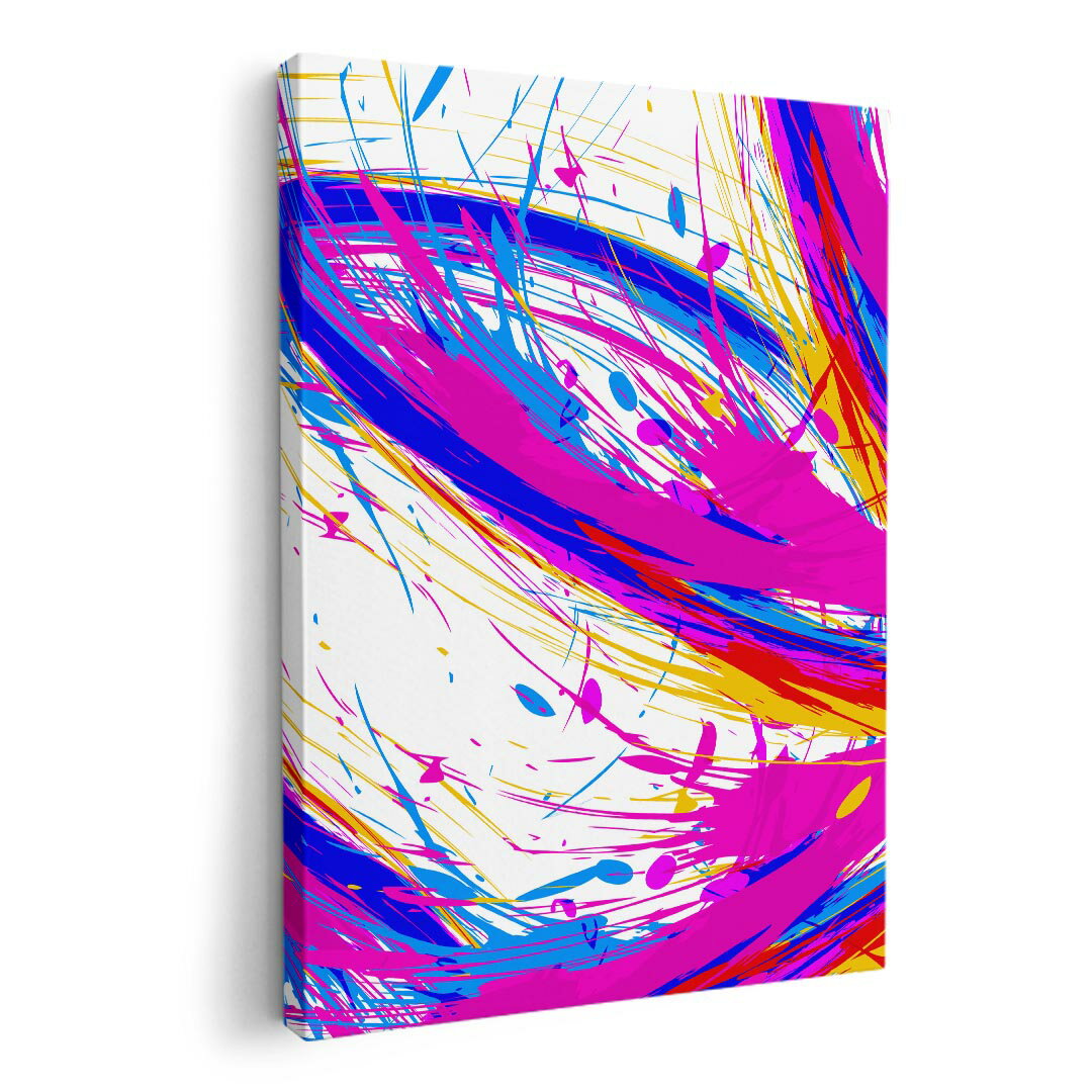 アートパネル 絵 絵画 飾り 選べるサイズ 210×148 mm A5 モダン 玄関 写真 フォト インテリア おしゃれ 011754 カラフル　蛍光　ピンク