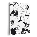 アートパネル 絵 絵画 飾り 選べるサイズ 210×148 mm A5 モダン 玄関 写真 フォト インテリア おしゃれ 014134 プロレス マスク キャラクター