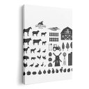 アートパネル 絵 絵画 飾り 選べるサイズ 210×148 mm A5 モダン 玄関 写真 フォト インテリア おしゃれ 015648 犬 車 風車 モノクロ(3)