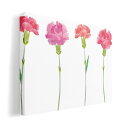アートパネル 絵 絵画 飾り 選べるサイズ 210×148 mm A5 モダン 玄関 写真 フォト インテリア おしゃれ 015832 カーネーション バラ ピ...