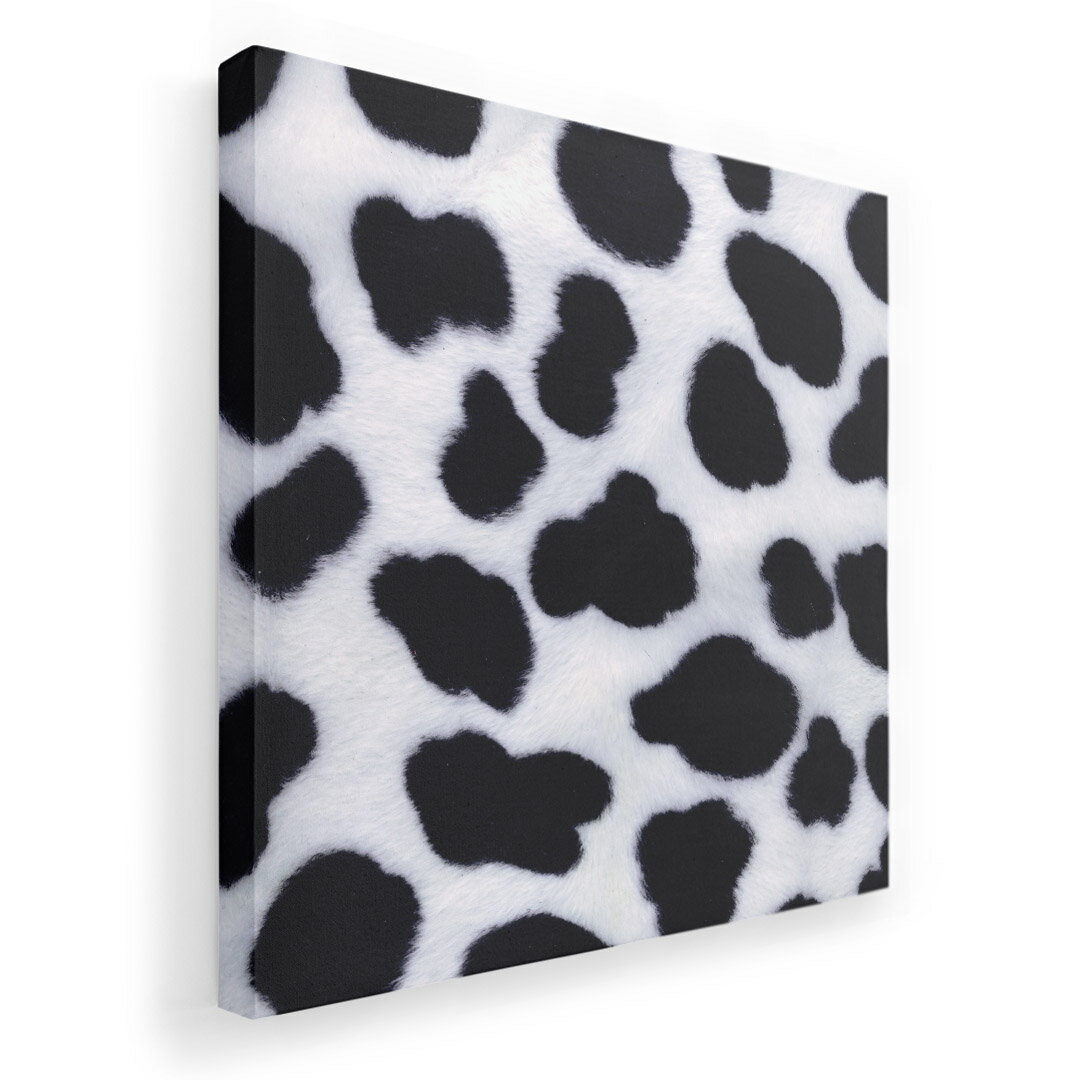 アートパネル 絵 絵画 飾り 選べるサイズ 333×333mm 正方 スクエア モダン 玄関 写真 フォト インテリア おしゃれ 000197 牛　牛柄　模様