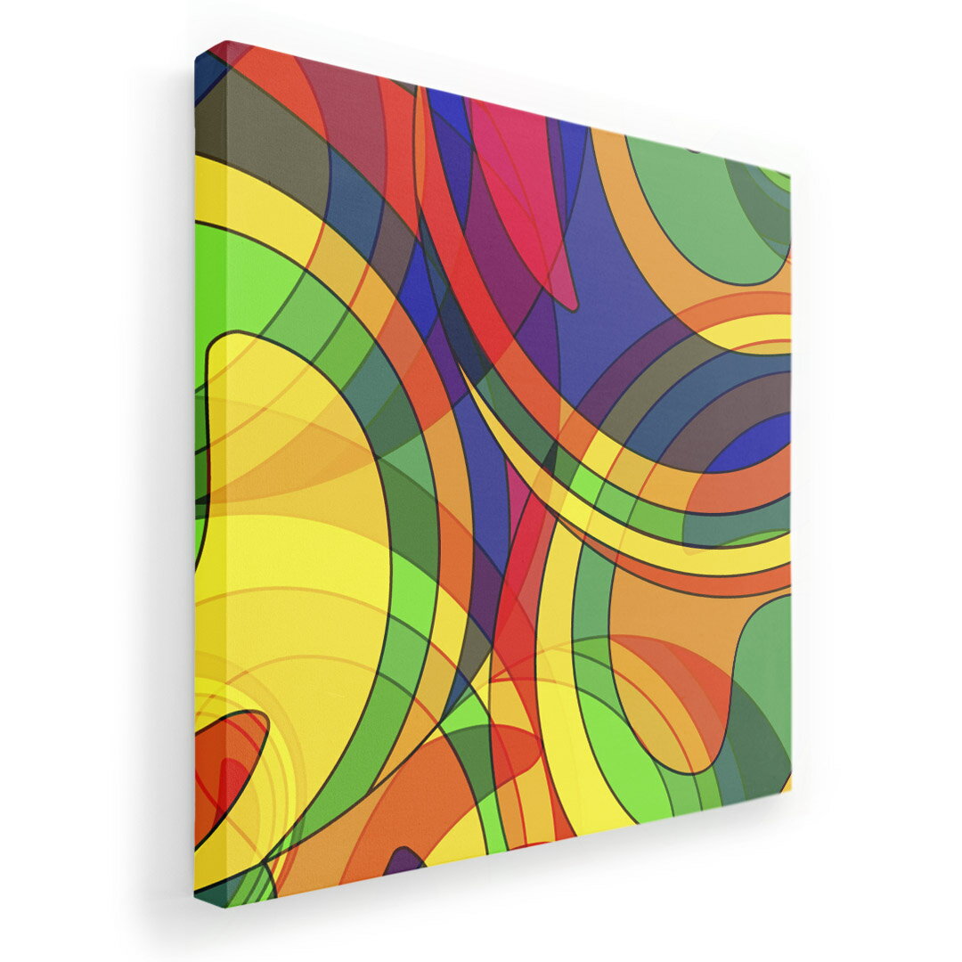 アートパネル 絵 絵画 飾り 選べるサイズ 333×333mm 正方 スクエア モダン 玄関 写真 フォト インテリア おしゃれ 000483 カラフル