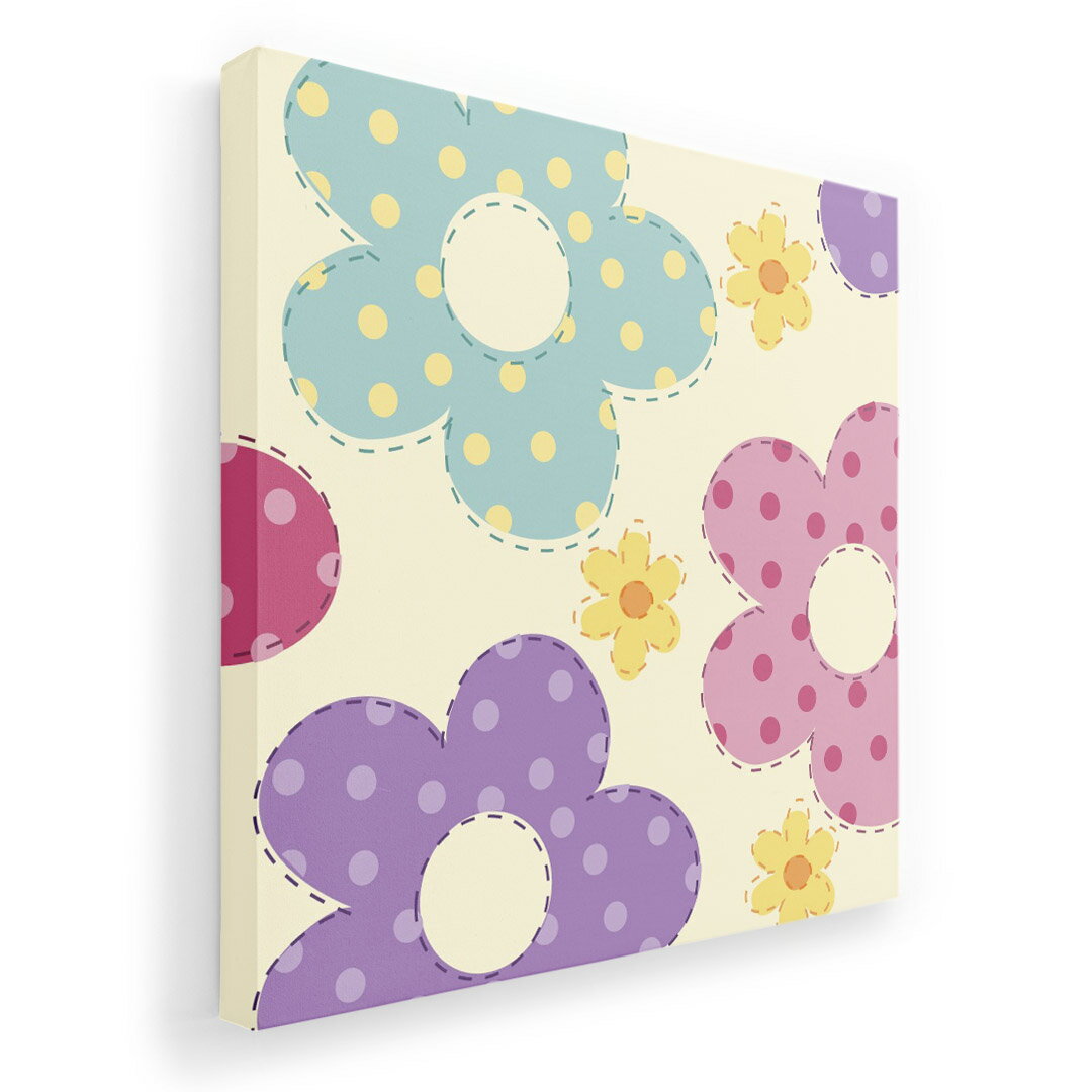 アートパネル 絵 絵画 飾り 選べるサイズ 455×455mm 正方 スクエア モダン 玄関 写真 フォト インテリア おしゃれ 000673 花　カラフル