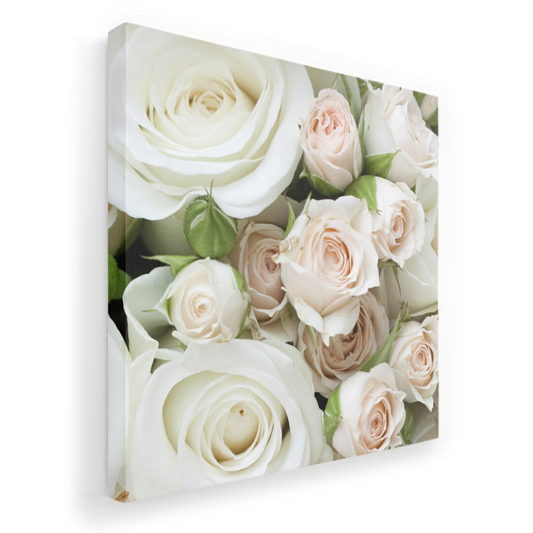 アートパネル 絵 絵画 飾り 選べるサイズ 455×455mm 正方 スクエア モダン 玄関 写真 フォト インテリア おしゃれ 000885 バラ　花柄(3.0)