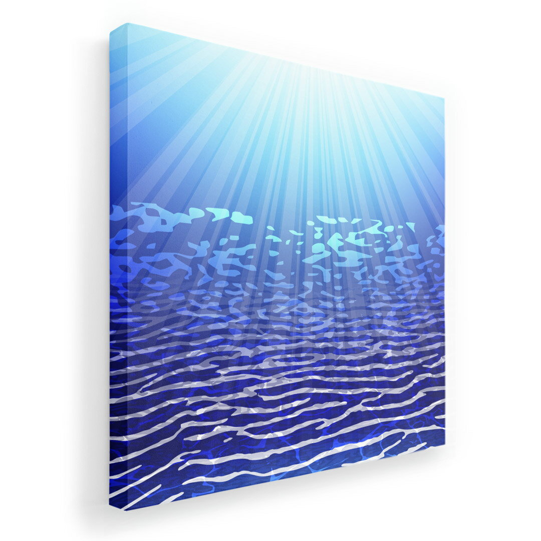 アートパネル 絵 絵画 飾り 選べるサイズ 333×333mm 正方 スクエア モダン 玄関 写真 フォト インテリア おしゃれ 001375 海　太陽