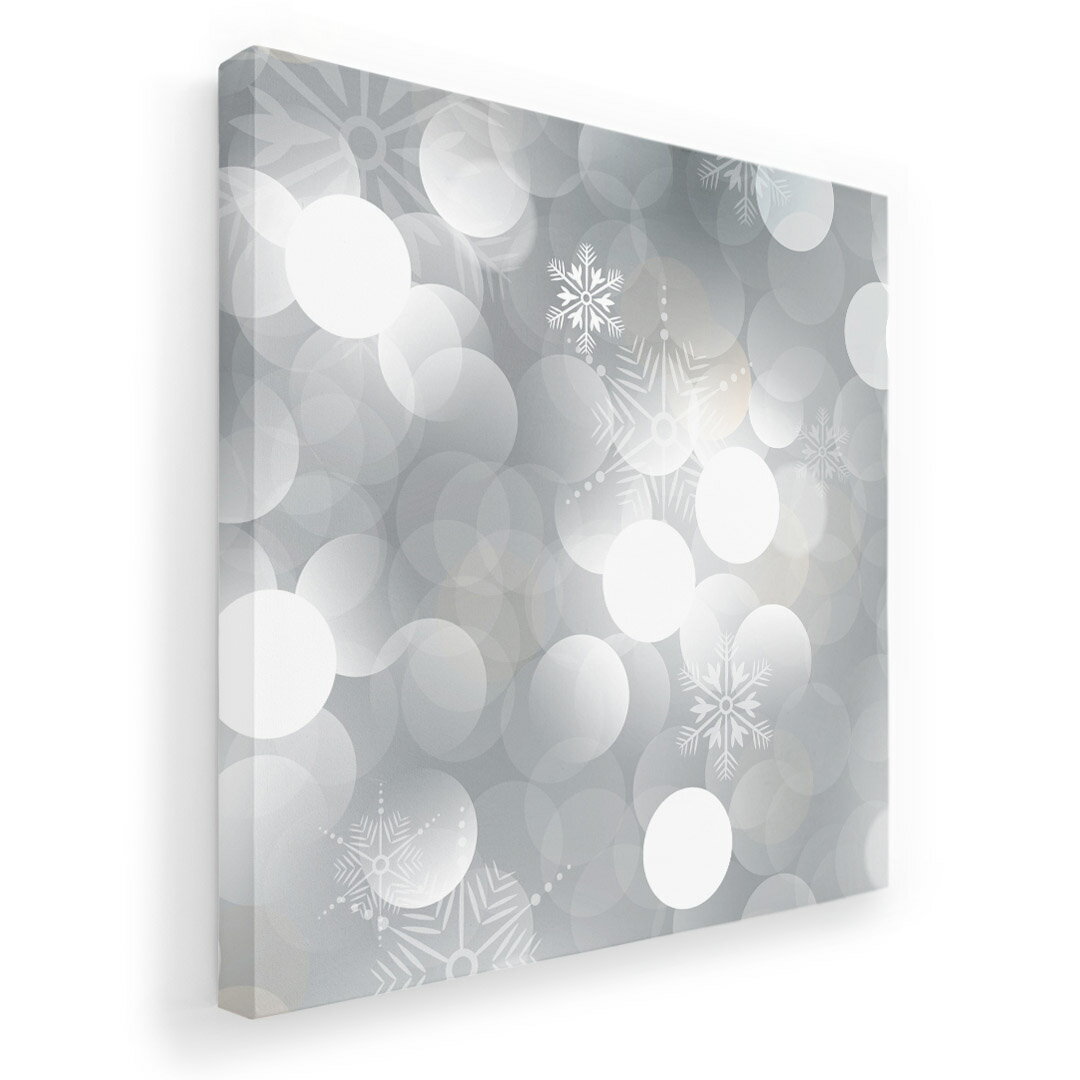 アートパネル 絵 絵画 飾り 選べるサイズ 455×455mm 正方 スクエア モダン 玄関 写真 フォト インテリア おしゃれ 001450 水玉　雪の結晶