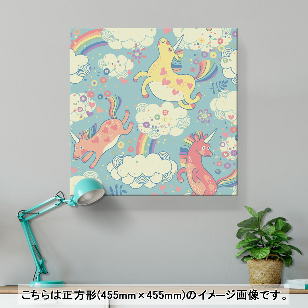 アートパネル 絵 絵画 飾り 選べるサイズ 455×455mm 正方 スクエア モダン 玄関 写真 フォト インテリア おしゃれ 005431 キャラクター　イラスト 2