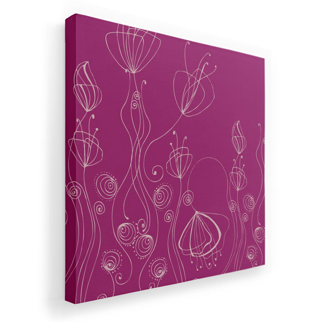 アートパネル 絵 絵画 飾り 選べるサイズ 455×455mm 正方 スクエア モダン 玄関 写真 フォト インテリア おしゃれ 002048 花　フラワー　紫