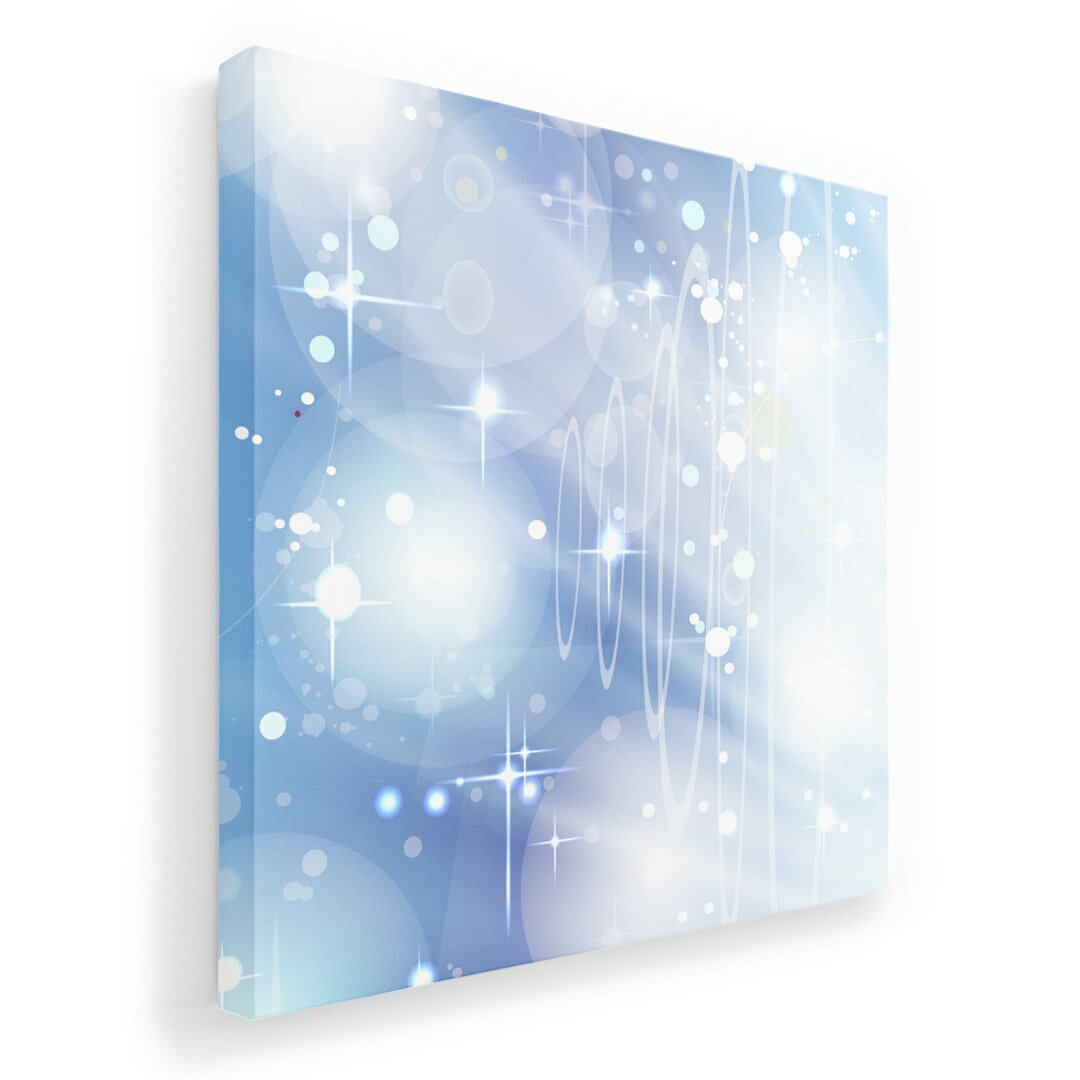 アートパネル 絵 絵画 飾り 選べるサイズ 455×455mm 正方 スクエア モダン 玄関 写真 フォト インテリア おしゃれ 002190 模様　青　キラキラ