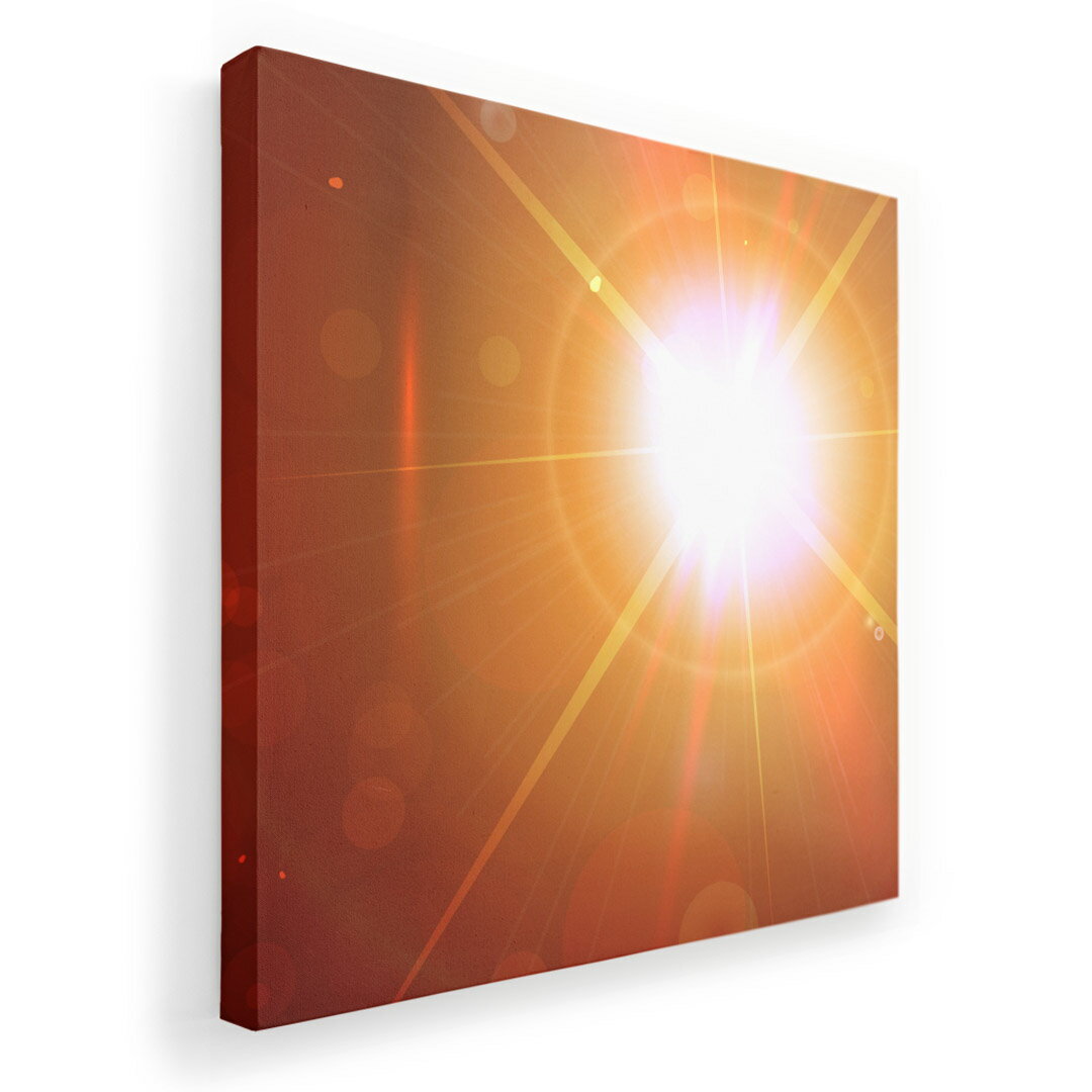 アートパネル 絵 絵画 飾り 選べるサイズ 333×333mm 正方 スクエア モダン 玄関 写真 フォト インテリア おしゃれ 002281 光　オレンジ