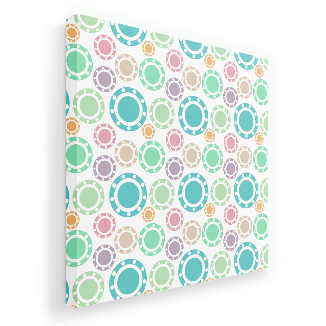 アートパネル 絵 絵画 飾り 選べるサイズ 333×333mm 正方 スクエア モダン 玄関 写真 フォト インテリア おしゃれ 002409 模様　カラフル　青