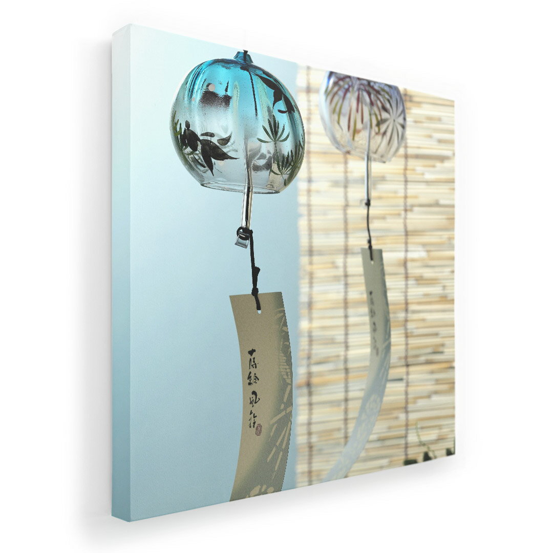 アートパネル 絵 絵画 飾り 選べるサイズ 333×333mm 正方 スクエア モダン 玄関 写真 フォト インテリア おしゃれ 002780 夏　風鈴　写真