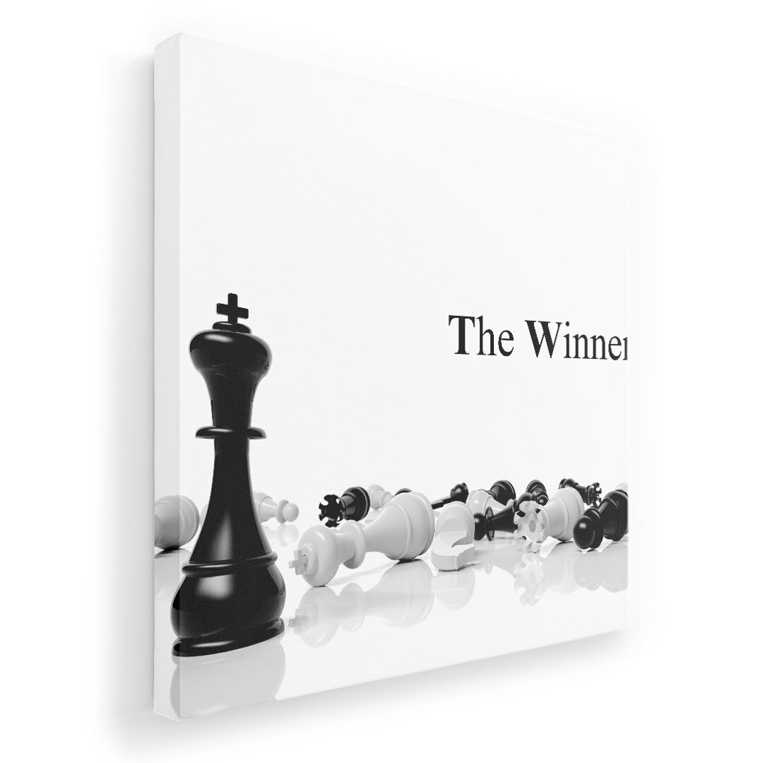 アートパネル 絵 絵画 飾り 選べるサイズ 333×333mm 正方 スクエア モダン 玄関 写真 フォト インテリア おしゃれ 003466 チェス　立体　白　黒