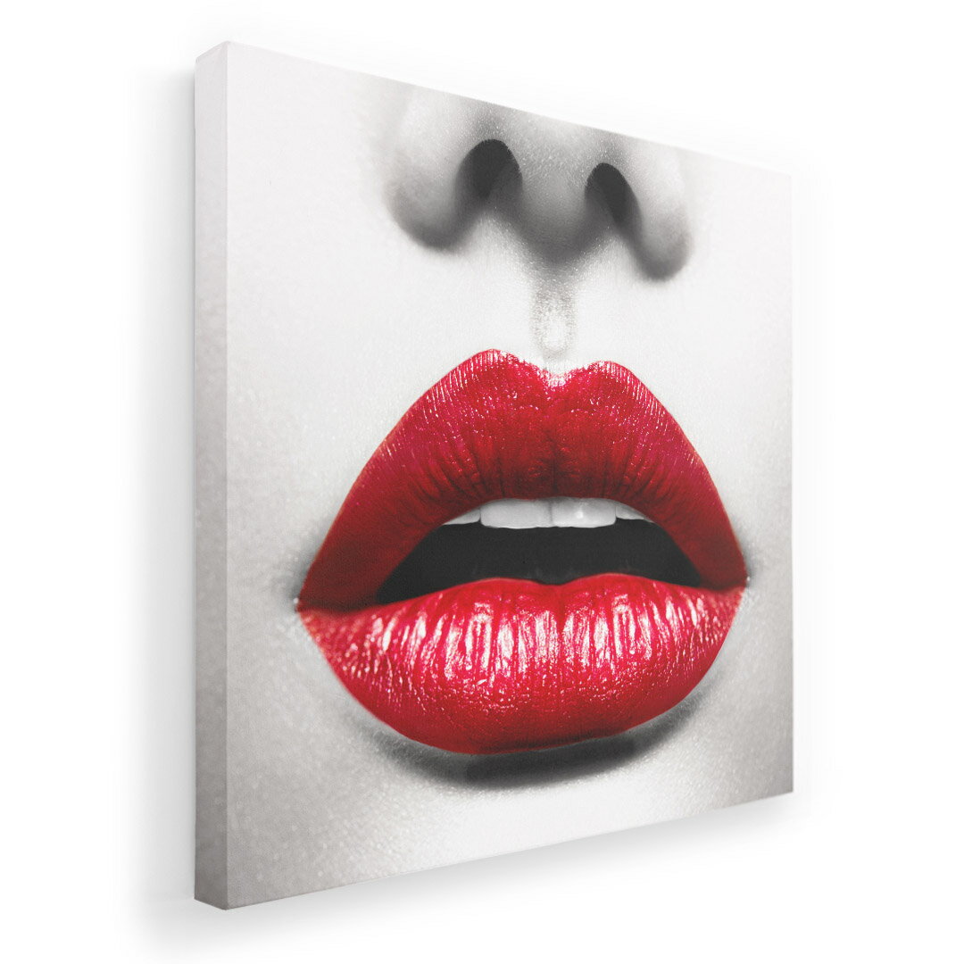 Rakuten - アートパネル 絵 絵画 飾り 選べるサイズ 333×333mm 正方 スクエア モダン 玄関 写真 フォト インテリア おしゃれ 003525 メイク　写真　赤