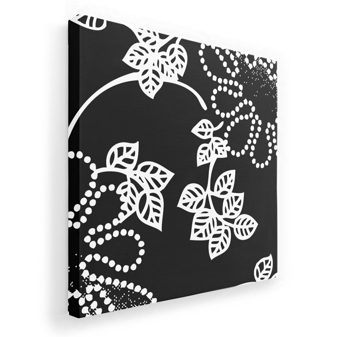 アートパネル 絵 絵画 飾り 選べるサイズ 455×455mm 正方 スクエア モダン 玄関 写真 フォト インテリア おしゃれ 003757 花　白　黒