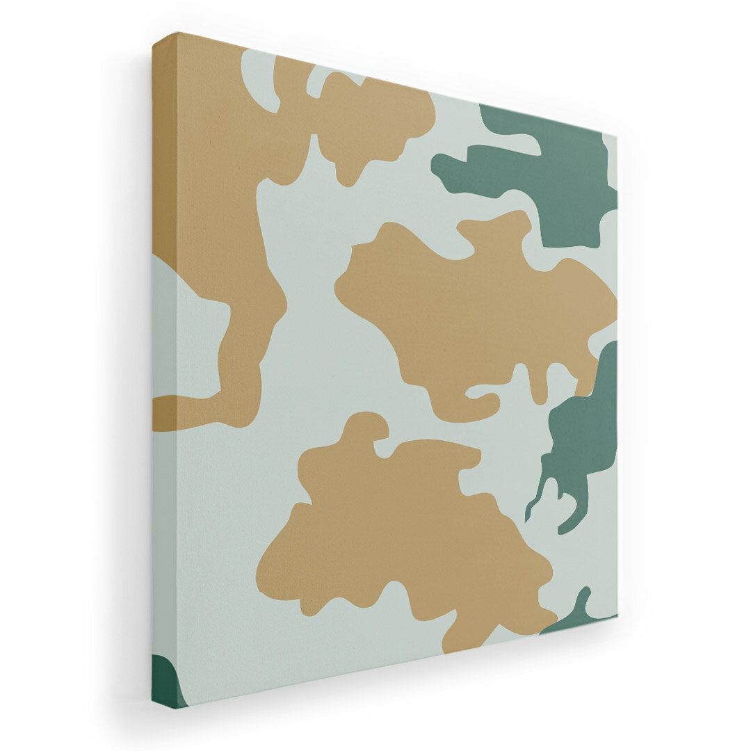 アートパネル 絵 絵画 飾り 選べるサイズ 333×333mm 正方 スクエア モダン 玄関 写真 フォト インテリア おしゃれ 004089 迷彩　カモフラ　模様