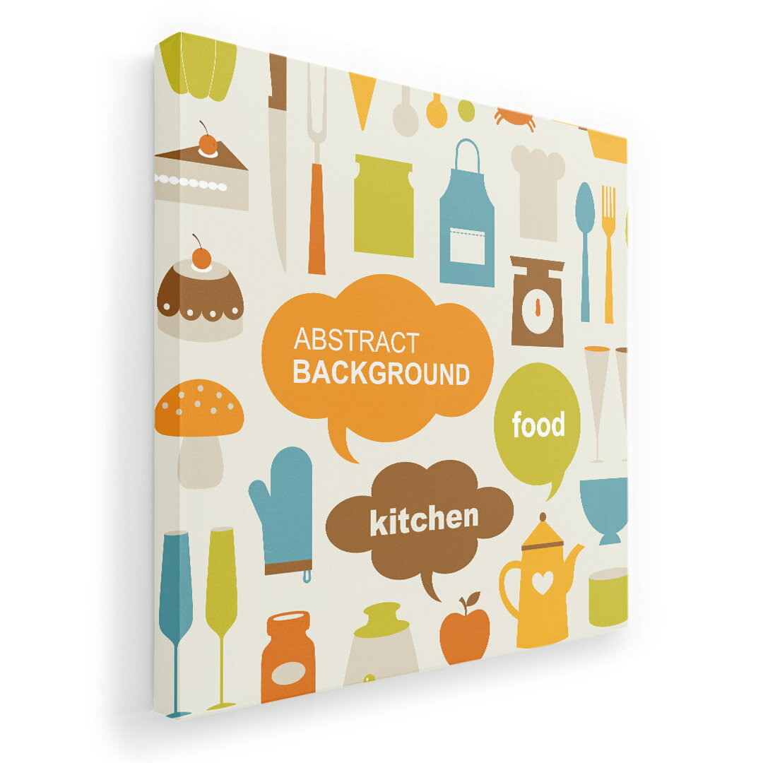 アートパネル 絵 絵画 飾り 選べるサイズ 333×333mm 正方 スクエア モダン 玄関 写真 フォト インテリア おしゃれ 004512 イラスト　カラフル