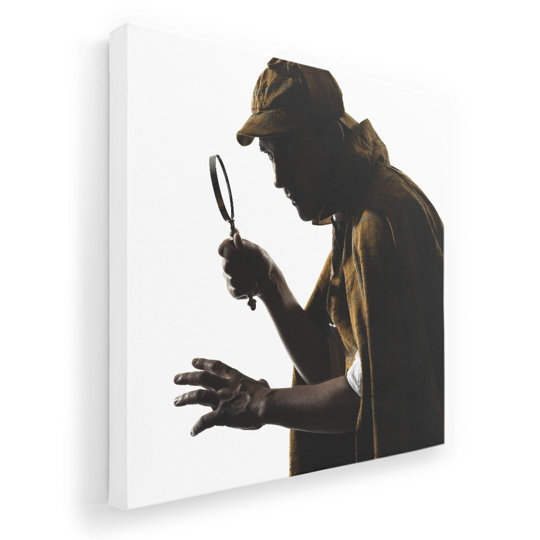 アートパネル 絵 絵画 飾り 選べるサイズ 455×455mm 正方 スクエア モダン 玄関 写真 フォト インテリア おしゃれ 004616 探偵　シンプル　写真(3.0)