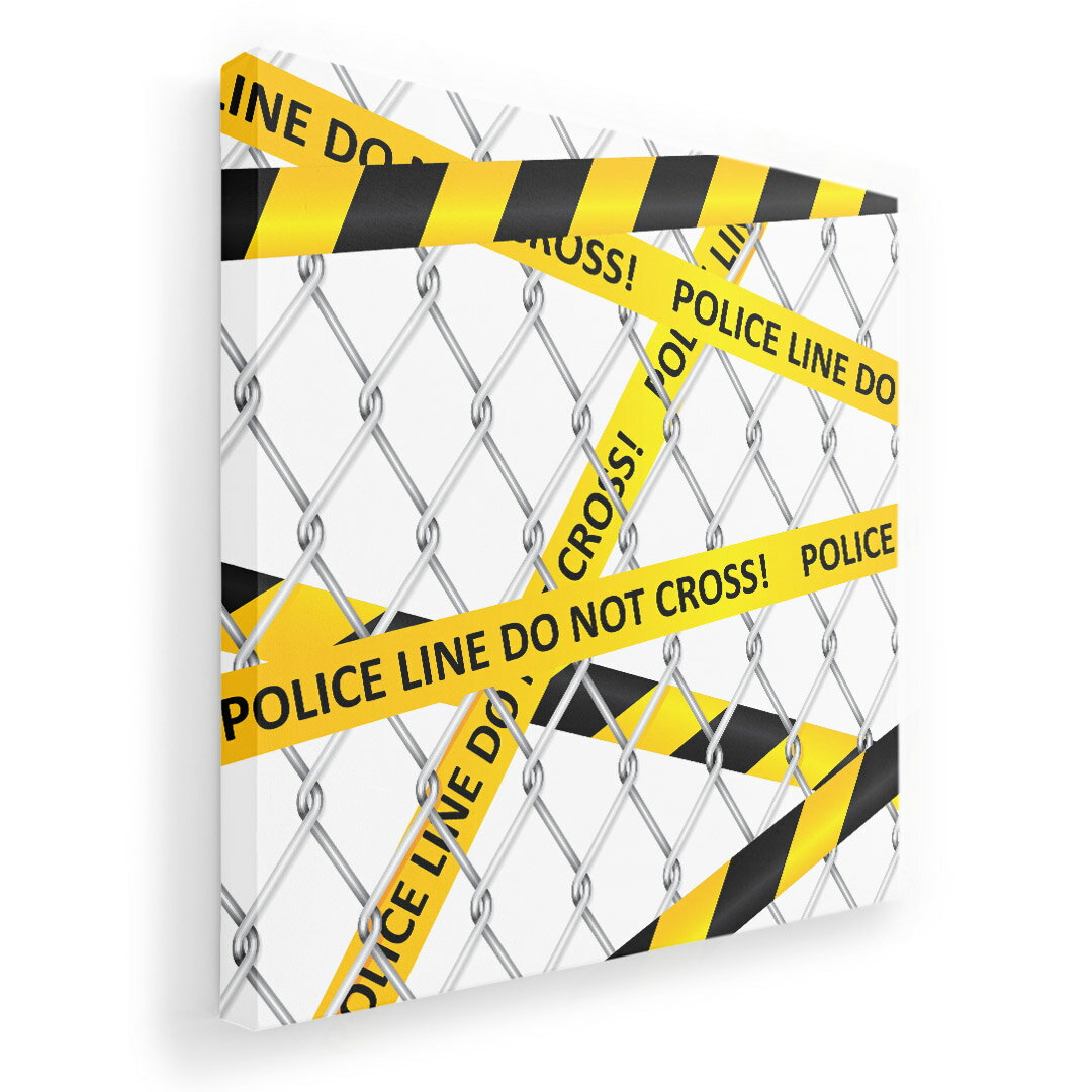 Rakuten - アートパネル 絵 絵画 飾り 選べるサイズ 333×333mm 正方 スクエア モダン 玄関 写真 フォト インテリア おしゃれ 005871 金網　イエロー　テープ