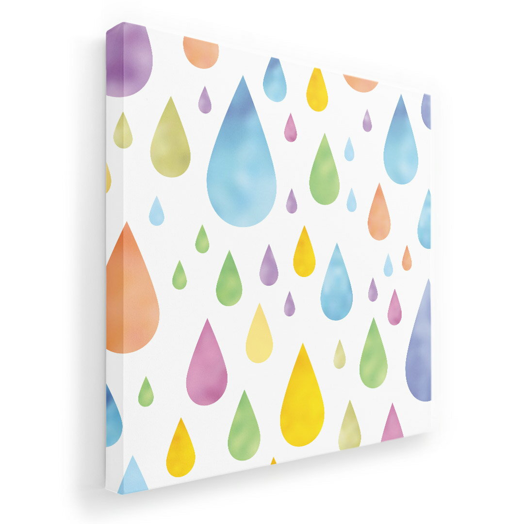 Rakuten - アートパネル 絵 絵画 飾り 選べるサイズ 455×455mm 正方 スクエア モダン 玄関 写真 フォト インテリア おしゃれ 006840 雨　雫