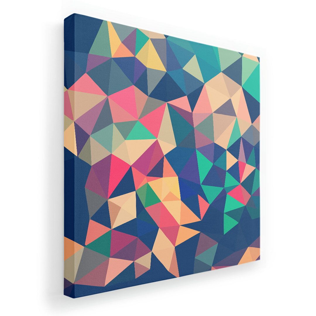 アートパネル 絵 絵画 飾り 選べるサイズ 333×333mm 正方 スクエア モダン 玄関 写真 フォト インテリア おしゃれ 006969 カラフル　模様