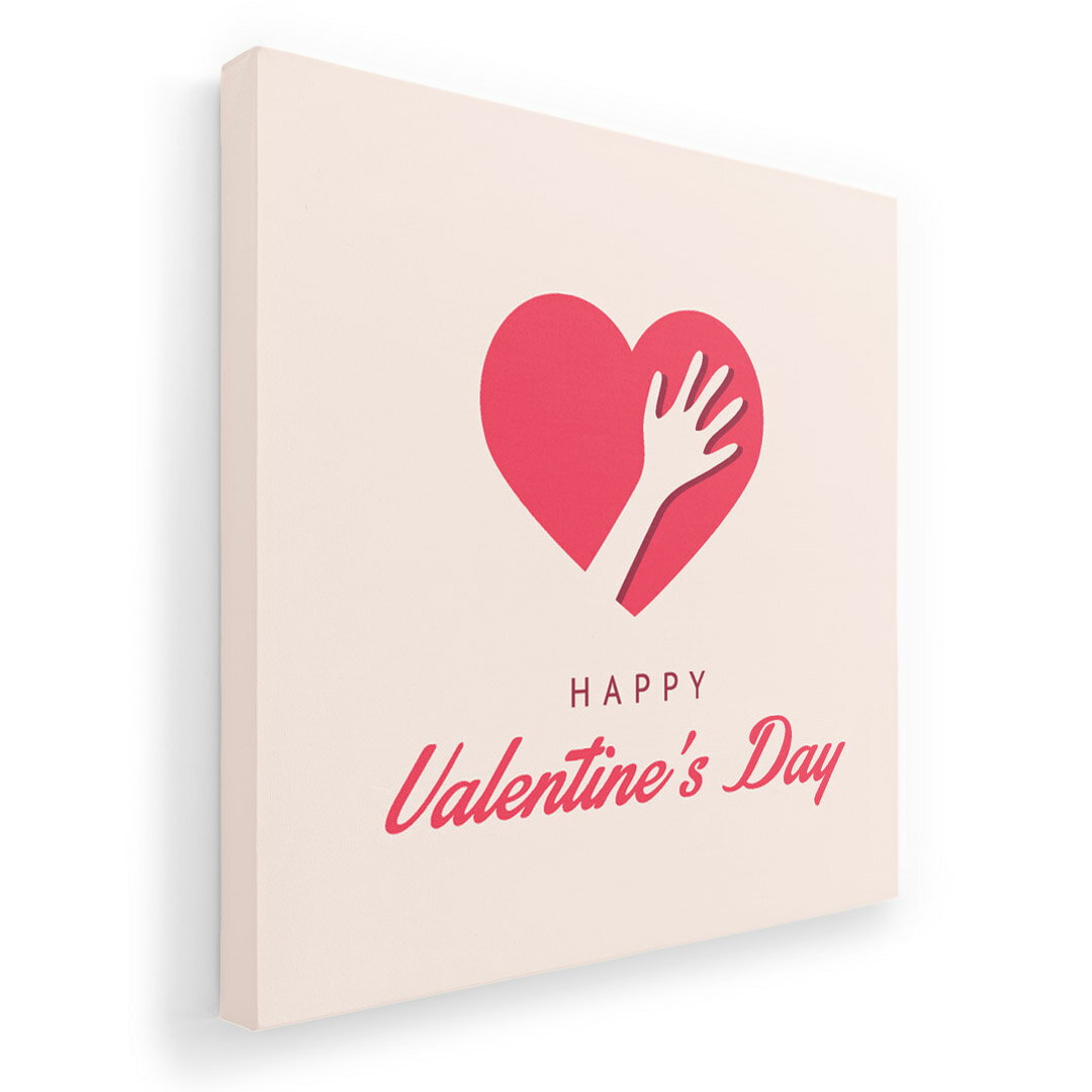 アートパネル 絵 絵画 飾り 選べるサイズ 455×455mm 正方 スクエア モダン 玄関 写真 フォト インテリア おしゃれ 007048 ハート　英語　文字