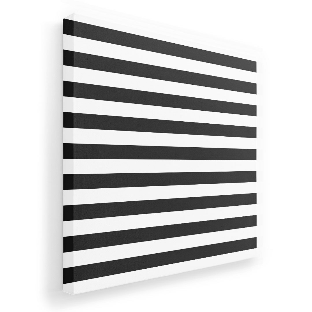 乐天商城 - アートパネル 絵 絵画 飾り 選べるサイズ 333×333mm 正方 スクエア モダン 玄関 写真 フォト インテリア おしゃれ 009057 シンプル　ボーダー　黒