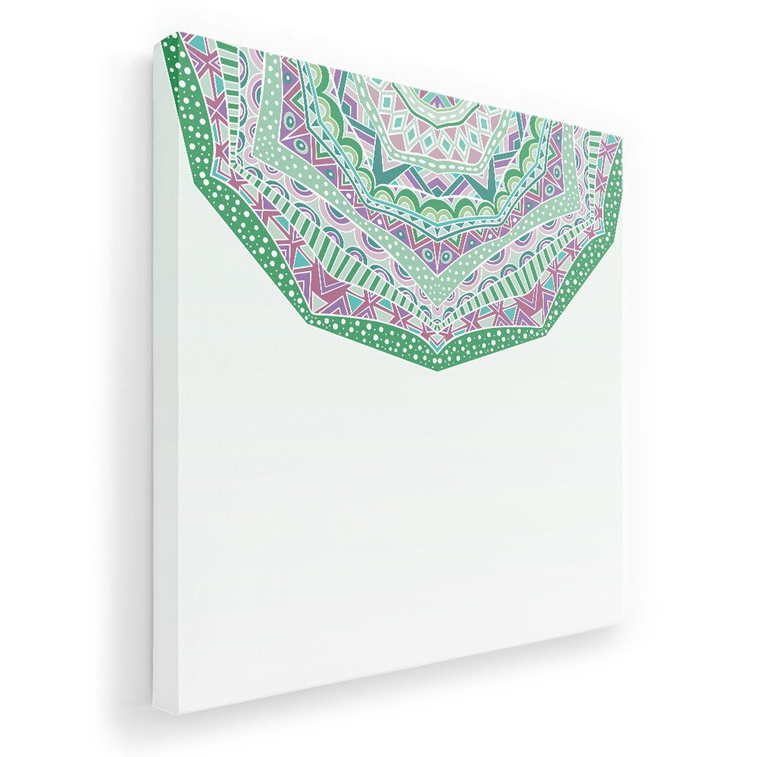 アートパネル 絵 絵画 飾り 選べるサイズ 455×455mm 正方 スクエア モダン 玄関 写真 フォト インテリア おしゃれ 010144 模様　緑　紫　白