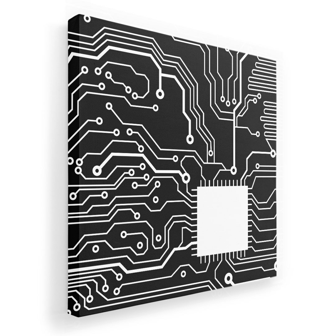 アートパネル 絵 絵画 飾り 選べるサイズ 333×333mm 正方 スクエア モダン 玄関 写真 フォト インテリア おしゃれ 010370 模様　白　黒