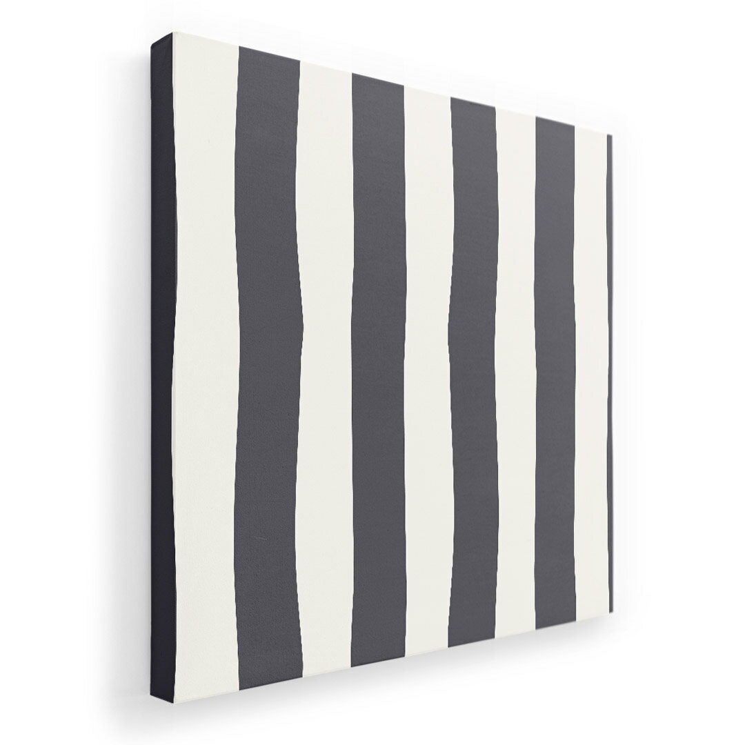 アートパネル 絵 絵画 飾り 選べるサイズ 455×455mm 正方 スクエア モダン 玄関 写真 フォト インテリア おしゃれ 010739 ボーダー　白　黒