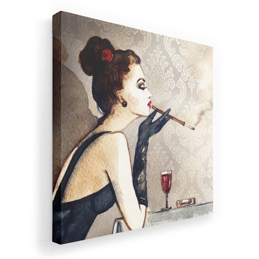 アートパネル 絵 絵画 飾り 選べるサイズ 455×455mm 正方 スクエア モダン 玄関 写真 フォト インテリア おしゃれ 010877 女性　色彩　エレガント