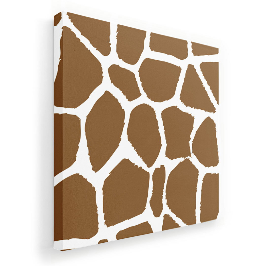 アートパネル 絵 絵画 飾り 選べるサイズ 455×455mm 正方 スクエア モダン 玄関 写真 フォト インテリア おしゃれ 011587 キリン柄　アニマル柄　動物