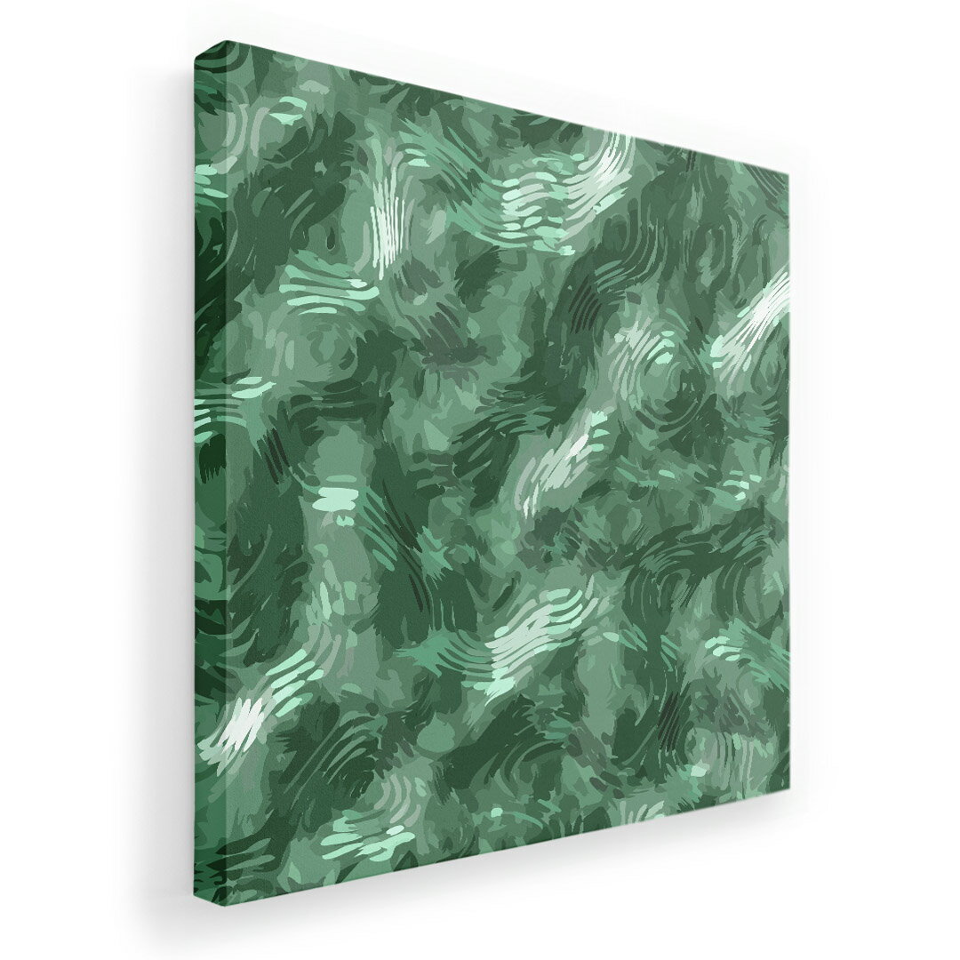 アートパネル 絵 絵画 飾り 選べるサイズ 333×333mm 正方 スクエア モダン 玄関 写真 フォト インテリア おしゃれ 011631 迷彩　カモフラ　緑