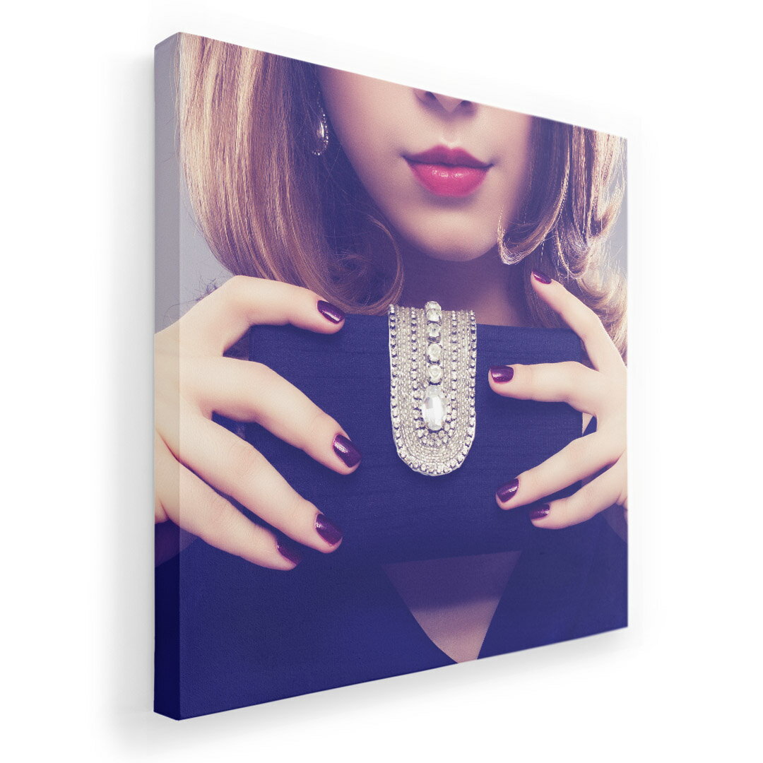 アートパネル 絵 絵画 飾り 選べるサイズ 333×333mm 正方 スクエア モダン 玄関 写真 フォト インテリア おしゃれ 011803 女性 写真