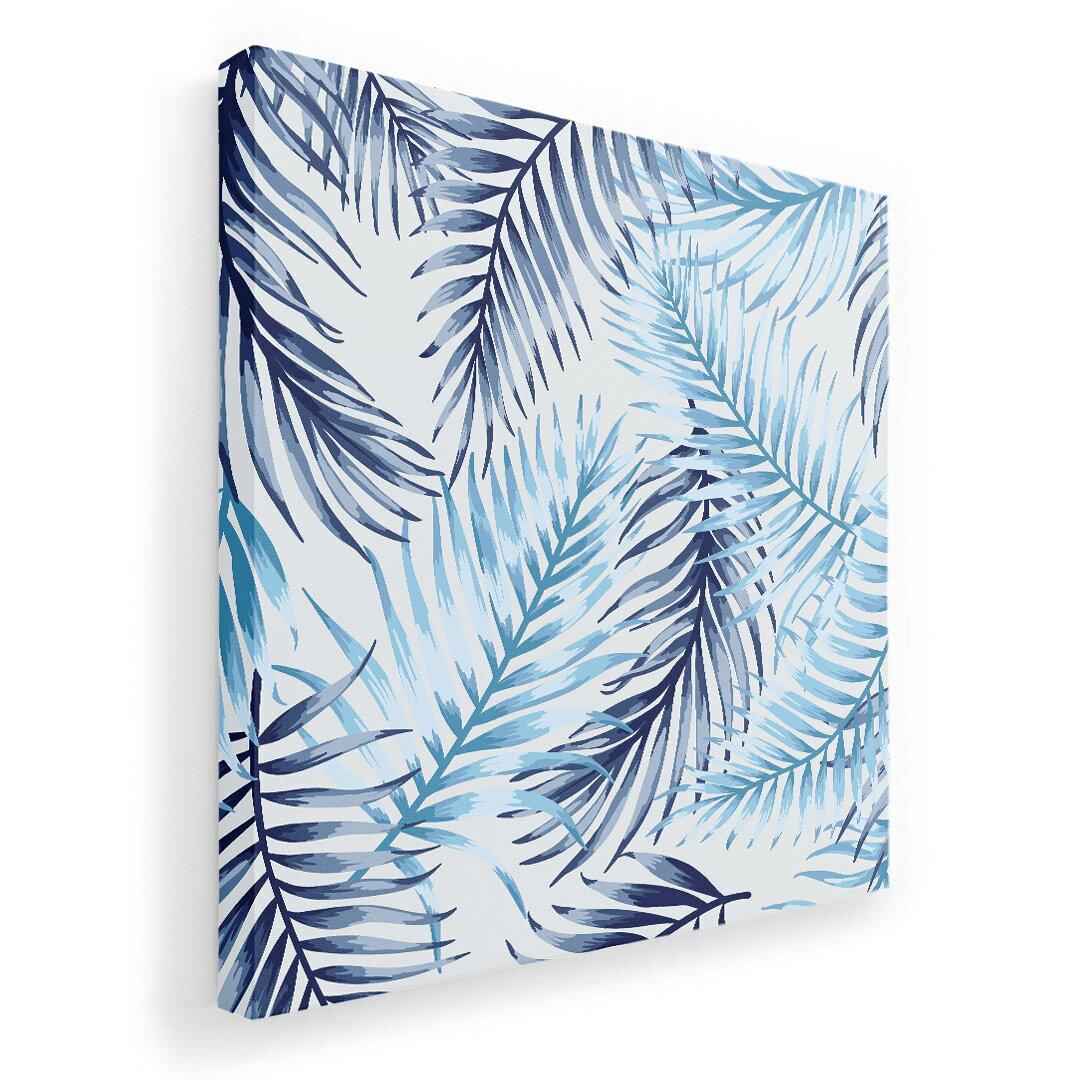 アートパネル 絵 絵画 飾り 選べるサイズ 455×455mm 正方 スクエア モダン 玄関 写真 フォト インテリア おしゃれ 012081 植物　夏　青