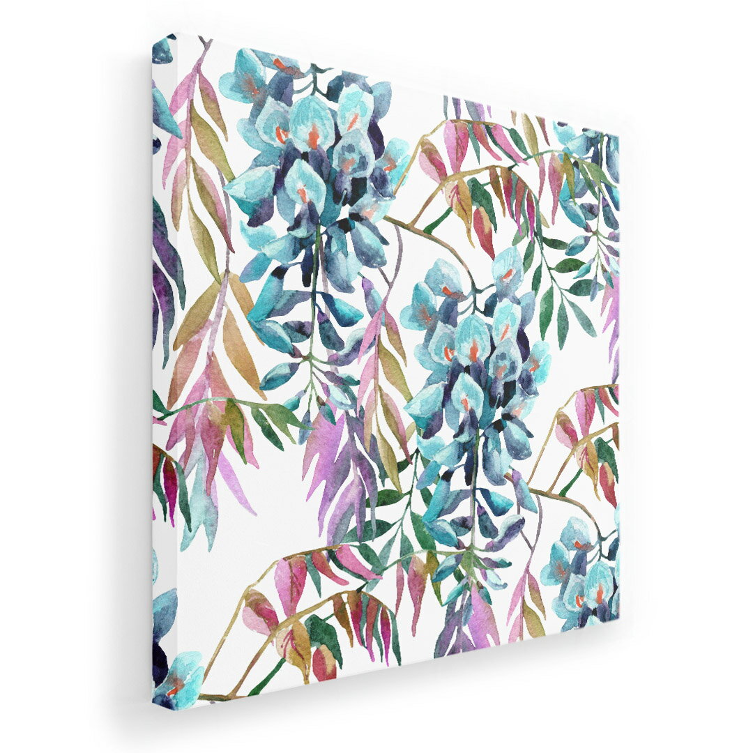 Rakuten - アートパネル 絵 絵画 飾り 選べるサイズ 333×333mm 正方 スクエア モダン 玄関 写真 フォト インテリア おしゃれ 012159 花　植物　白