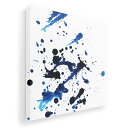 アートパネル 絵 絵画 飾り 選べるサイズ 333×333mm 正方 スクエア モダン 玄関 写真 フォト インテリア おしゃれ 012282 ペイント 青 白(3)