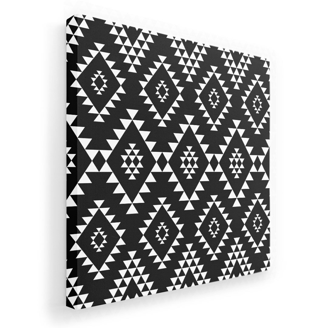 アートパネル 絵 絵画 飾り 選べるサイズ 333×333mm 正方 スクエア モダン 玄関 写真 フォト インテリア おしゃれ 012463 モノトーン　柄　ダイア